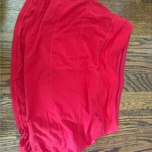 lululemon athletica Red long version pace rival skirt